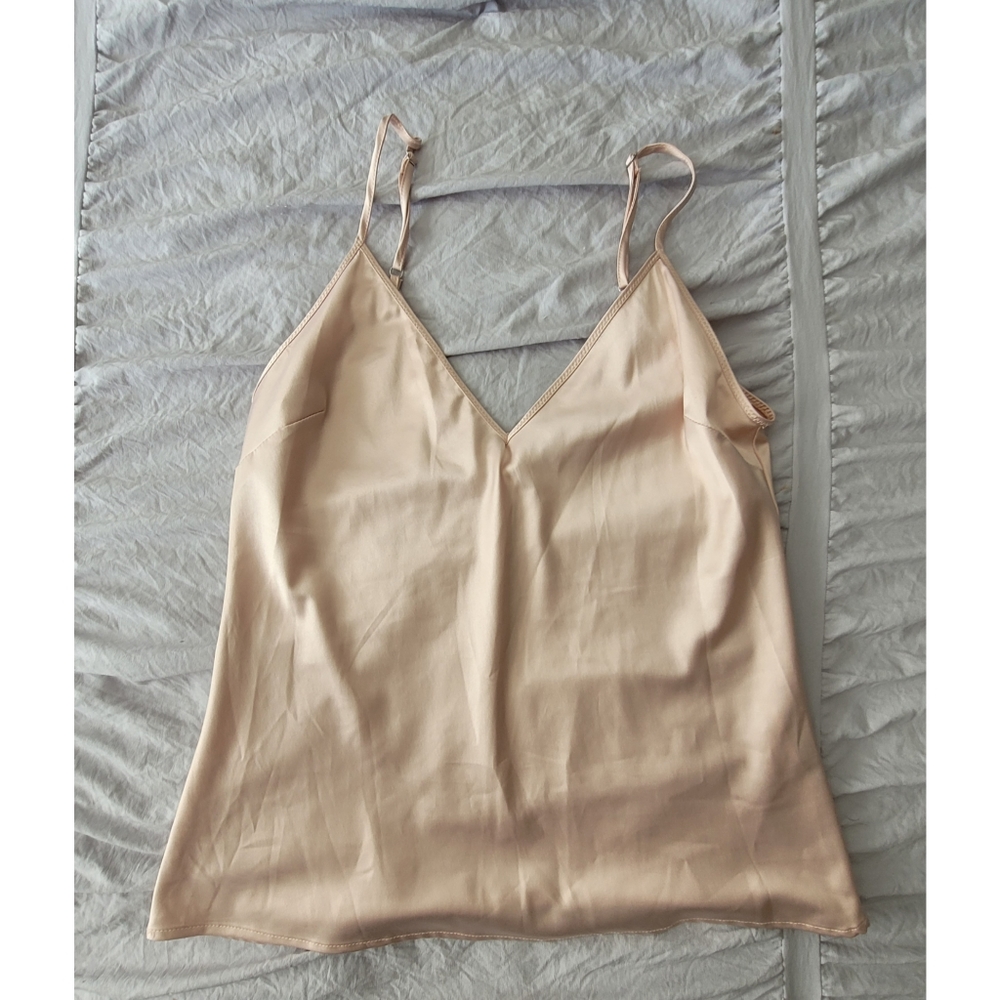 Zara silky satin cami top